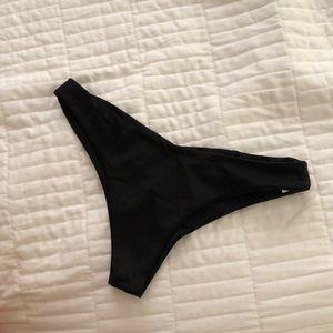 NWOT BLACK BIKINI BOTTOM